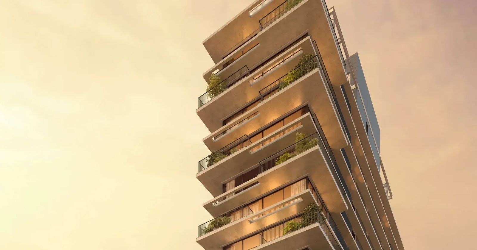 Fachada do Matiz Moinhos, apartamento de 3 suítes em Moinhos de Vento, em imagem ilustrativa
