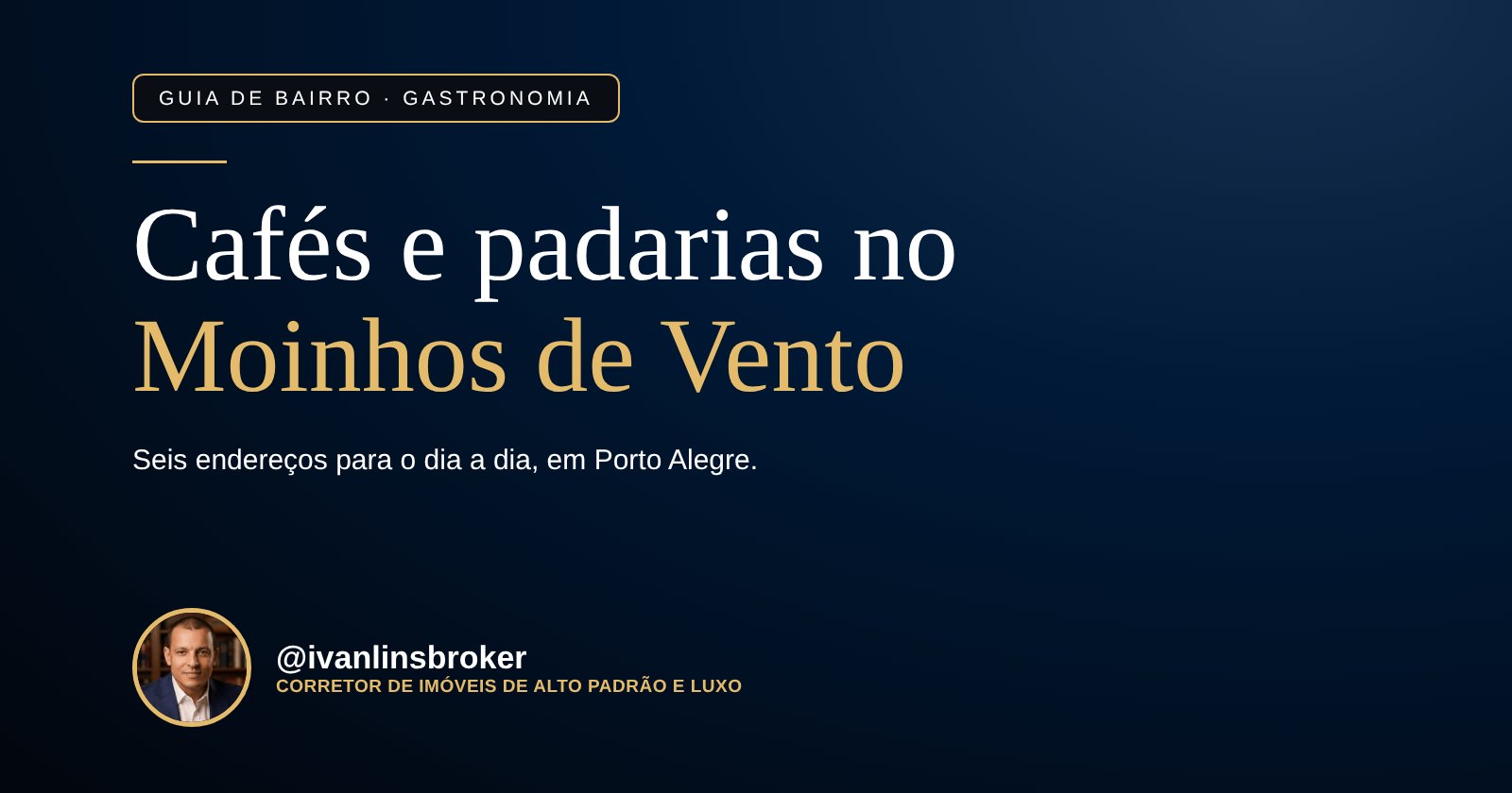 Cafés e padarias no bairro Moinhos de Vento, em Porto Alegre