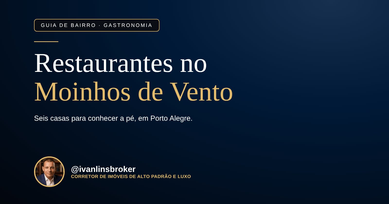 Bairro Moinhos de Vento, em Porto Alegre