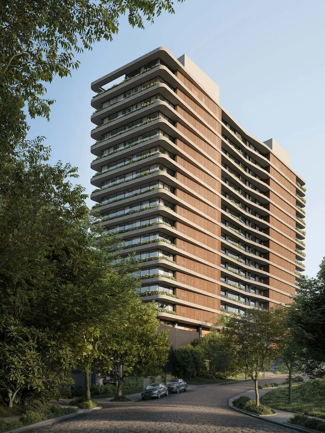 Torre residencial de alto padrão no bairro Bela Vista, em Porto Alegre